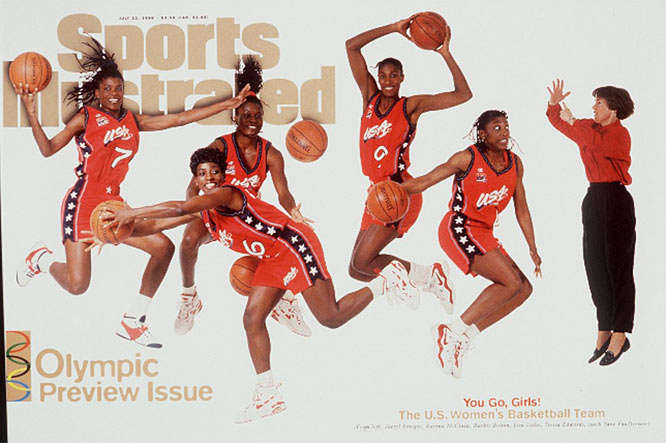Sheryl Swoopes, Katrina McClain, Ruthie Bolton, Lisa Leslie, Teresa Edwards, Tara VanDerveer
